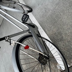 【大人用】整備済中古自転車   26型ジョイタウン   銀色 <自転車のオオムラ 静岡店>の画像