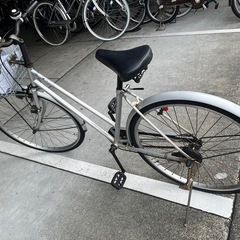 【大人用】整備済中古自転車   26型ジョイタウン   銀色 <自転車のオオムラ 静岡店>の画像