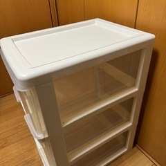 (無料)収納ケース　衣装ケース　3段　　の画像