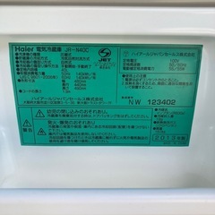 ハイアール　1ドア冷蔵庫　JR-N40C 40L 2013年製の画像