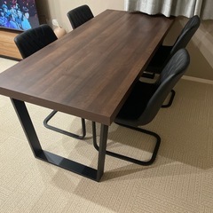 ダイニングテーブルセット＊美品 ＊今月いっぱいで削除の画像