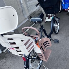 子供　2人乗せ　自転車　美品の画像