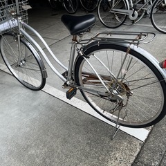   【大人用】整備済中古自転車 CBA27型カジュリー 銀色 <自転車のオオムラ 静岡店>の画像