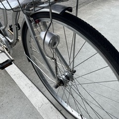   【大人用】整備済中古自転車 CBA27型カジュリー 銀色 <自転車のオオムラ 静岡店>の画像