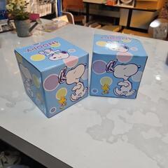 スヌーピーガラスカップ2個セットの画像