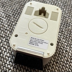 無印良品　デジタル温湿度計ホワイト／型番：ＭＪ‐ＤＴＨＷ１　電池入りの画像
