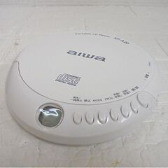 未使用 aiwa ポータブルCDプレーヤー XP-A20 ホワイト アイワ 札幌市 白石店の画像