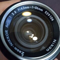 優良品　初期銀枠 Zoom-NIKKOR Auto 43-86mm F3.5 の画像