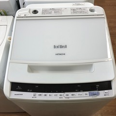 安心の6ヶ月保証付。【HITACHI 全自動洗濯機　BW-V80CE6 8.0kg 2019年製】取りに来れる方限定の画像