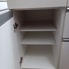 ★リユースのサカイ水戸店★レンジ台ホワイトH85.5×D50.5×W119.5クリーニング済みMT5151の画像