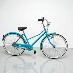 Fit'z+ フィッツプラス 26インチ 変速無 オートライト ライトブルー ダイワサイクル 現状品の画像