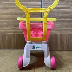 ミニーちゃん　おかいものカートの画像