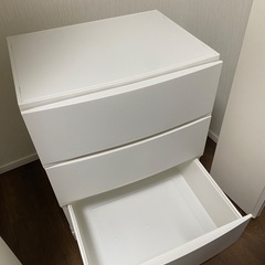 プラスチック収納ケース　3段の画像