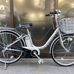 電動自転車 3500 ブリヂストン アシスタ 26インチ シルバーの画像