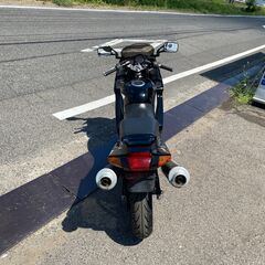 カワサキ  ZZR250  EX250H  吹け上がり良好  実動  書類付き  アサヒナレーシング  EXTEC  カチ上げ  2本出しマフラー付き  レストア  カスタムにもの画像