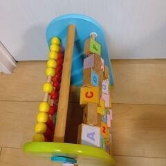 かわいい知育玩具　100玉そろばんなどの画像