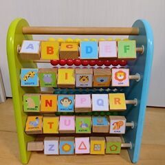 かわいい知育玩具　100玉そろばんなどの画像