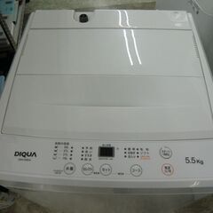 DIQUA 全自動洗濯機 ステンレス槽 5.5kg 2024年製 DW-55Aの画像