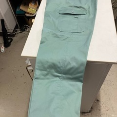 W2508-222 カーゴパンツ グリーン 中古美品の画像