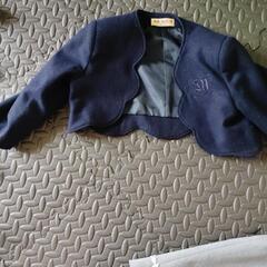 美品　グレーワンピース＆ネイビー上着の画像