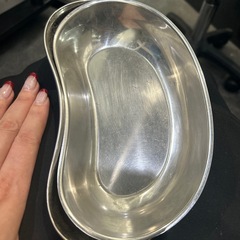 膿盆　ステンレストレイ　2枚セットの画像