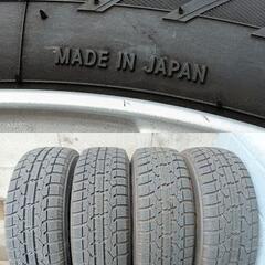 冬15インチ 日本製175/65R15【~90％富山】アクア ヴィッツ カローラ ポルテ フィット シャトル スイフト キューブ 冬 トーヨー 東洋 TOYO 中古4本の画像