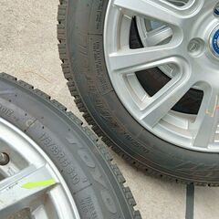 冬15インチ 日本製175/65R15【~90％富山】アクア ヴィッツ カローラ ポルテ フィット シャトル スイフト キューブ 冬 トーヨー 東洋 TOYO 中古4本の画像