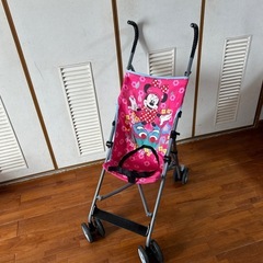 ベビーカー　ミニーちゃん ミッキー＆フレンズ B型 背面 バギー ベビーカー ディズニー
