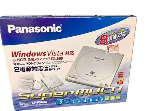 【未使用】Panasonic ポータブルDVD-ROM&CD-R/RWドライブ Panasonic ポータブルDVD-ROM&CD-R/RWドライブ - メルカリ