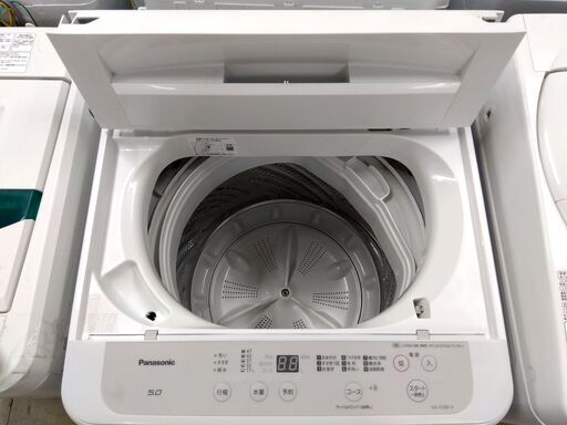 洗濯機 5.0kg 2020年製 Panasonic NA-F50B14 ホワイト系 全自動