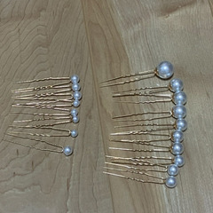 【ほぼ新品】ウエディング　ヘアアクセサリーの画像