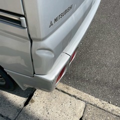 総額8.9万円★訳あり格安★ ★福祉車両スローパー★車椅子移動車★Tベル交換歴あり★オートマ★平成15年式 三菱ミニキャブバン 車いす移動車(U61V改)12.7万キロ シルバーの画像