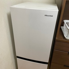 【美品】大阪送料無料★3か月保障付★2024年★PJKFR-D130★IR-11 2024年製山善直冷式2ドア冷蔵庫128L (フライズワールド(株) 千葉