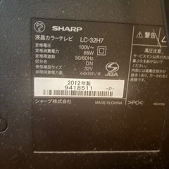 32型テレビジャンク品の画像