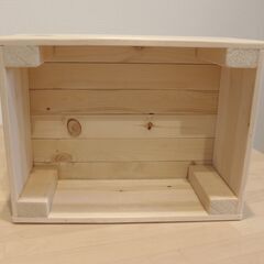 ☆廃材家具☆多用途ストレージボックス(中)の画像