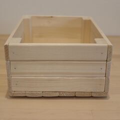 ☆廃材家具☆多用途ストレージボックス(中)の画像