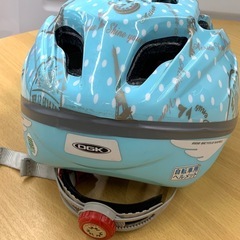 美原店 OGK KABUTO 7-9歳用 自転車 ヘルメット ブルー　女の子の画像