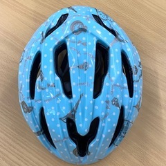美原店 OGK KABUTO 7-9歳用 自転車 ヘルメット ブルー　女の子の画像