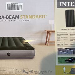エアーベッド　フットポンプ内蔵の画像