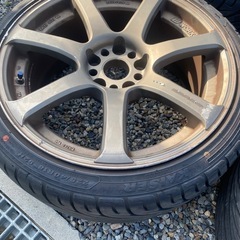 WORK EMOTION XT7 18インチ8.5J +KENDAタイヤの画像