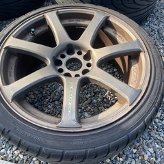 WORK EMOTION XT7 18インチ8.5J +KENDAタイヤの画像