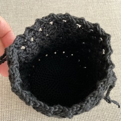 丸型巾着コットンの画像
