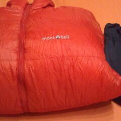 【直接引取り限定】mont-bell■アルパインダウンJKT■オレンジ■メンズS■モンベル■登山防寒■収納袋付■配送不可の画像