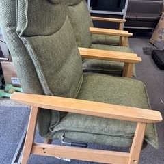 【美品】ニトリ　リクライニングチェア　3脚セットの画像