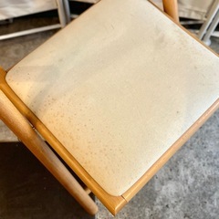 【武蔵小山店】無印良品 フォールディングチェア 折畳 ダイニング 椅子 ナチュラル 椅子  イス チェア 折りたたみ 折り畳み フォールディング コンパクト 省スペース 無印 MUJI ダイニングチェア muji ブナ材 廃番品の画像