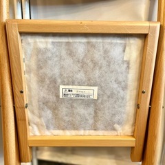 【武蔵小山店】無印良品 フォールディングチェア 折畳 ダイニング 椅子 ナチュラル 椅子  イス チェア 折りたたみ 折り畳み フォールディング コンパクト 省スペース 無印 MUJI ダイニングチェア muji ブナ材 廃番品の画像