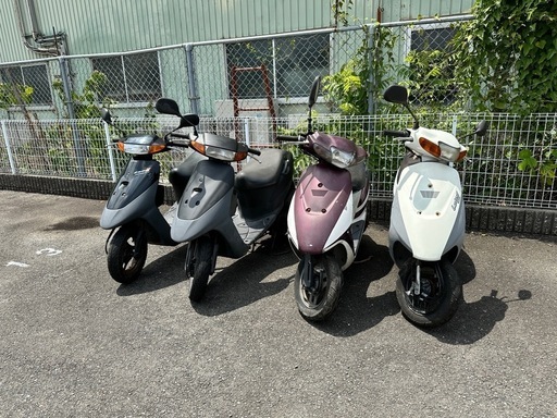 【ジャンク】【4台セット】スズキ　レッツ　CA1PA CA1KA