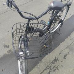 26インチ 🚲 中古 自転車 11,800円 🔁6段切替 🔑鍵新品 💡オートライト付 新規防犯登録料コミ 884の画像