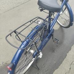 26インチ 🚲 中古 自転車 11,800円 🔁3段切替 🔑鍵新品 💡オートライト付 新規防犯登録料コミ 885の画像