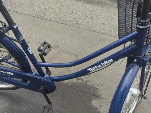 26インチ 🚲 中古 自転車 11,800円 🔁3段切替 🔑鍵新品 💡オート